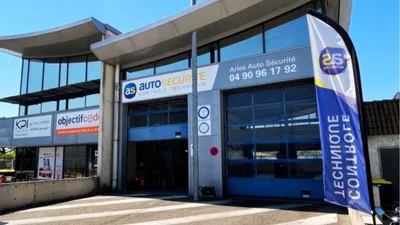 Devanture de AS Autosécurité Contrôle Technique ARLES