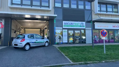 Devanture de Sécuritest Contrôle Technique Automobile POITIERS