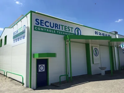 Devanture de Contrôle Technique CENON Sécuritest