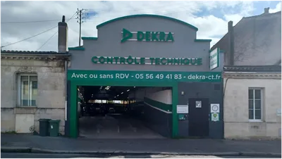 Devanture de DEKRA contrôle technique Bordeaux (AUTO-MOTO)