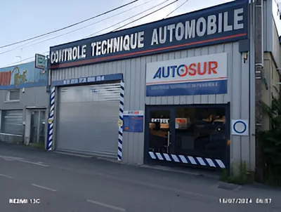 Devanture de Contrôle Technique Autosur Minerva Soissons Auto et Moto
