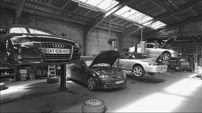 Devanture de Garage du Marais. Decottignies