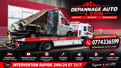 Devanture de Dépannage Auto Lyon