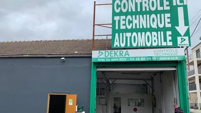 Devanture de DEKRA contrôle technique Troyes (AUTO - MOTO)
