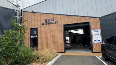 Devanture de Beziers automobiles