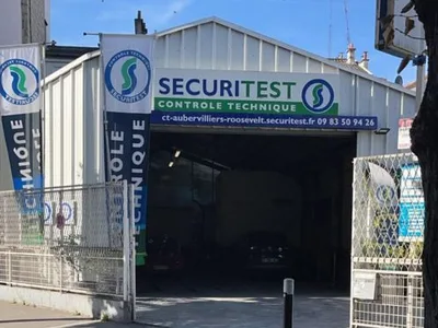 Devanture de Sécuritest Contrôle Technique Automobile AUBERVILLIERS