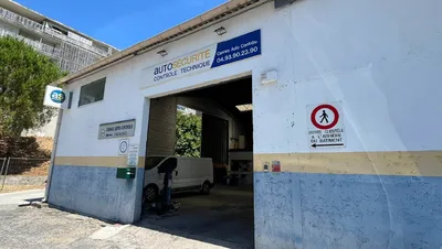 Devanture de AS Autosécurité Contrôle Technique Cannes