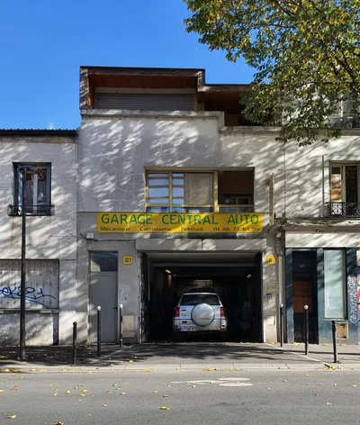 Devanture de Garage Central Auto Ivry 94
