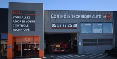 Devanture de Contrôle technique Auto et + Cenon
