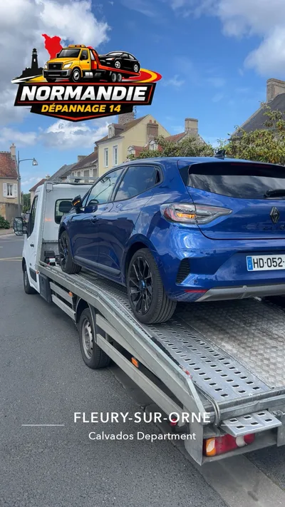Devanture de Dépannage Auto Caen - NORMANDIE DEPANNAGE 14