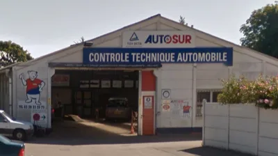 Devanture de Controle technique Autosur Gravelines - TUV DCTA