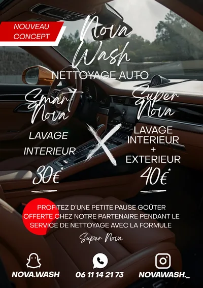 Devanture de NOVA WASH