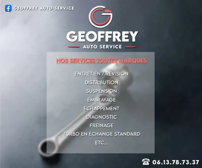 Devanture de Geoffrey auto service