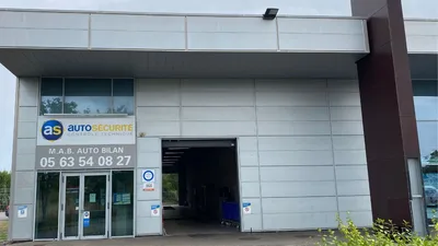 Devanture de AS Auto Sécurité Contrôle technique Albi