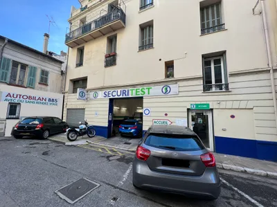 Devanture de Sécuritest Contrôle Technique Auto/Moto NICE - RUE MARCEAU