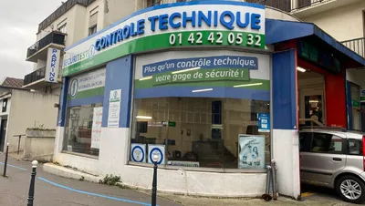 Devanture de Sécuritest Contrôle Technique Colombes