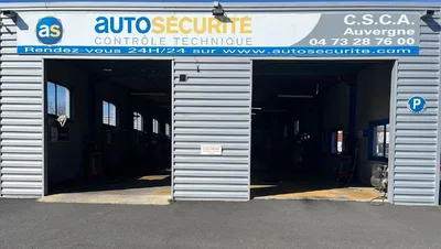 Devanture de AS Auto Sécurité Contrôle technique Aubiere