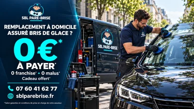 Devanture de SBL PARE-BRISE PARIS