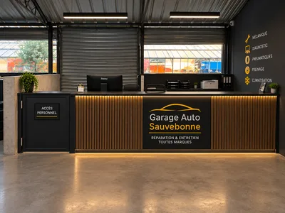 Devanture de Gas Garage Auto Sauvebonne