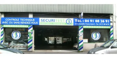 Devanture de Sécuritest Contrôle Technique Automobile MARSEILLE 14