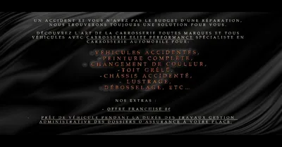 Devanture de Carrosserie Élite Performance