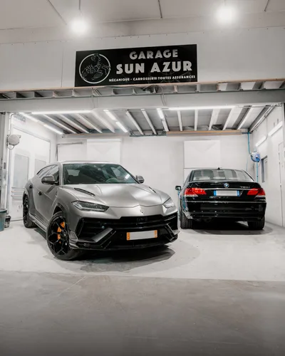 Devanture de Garage SUN AZUR