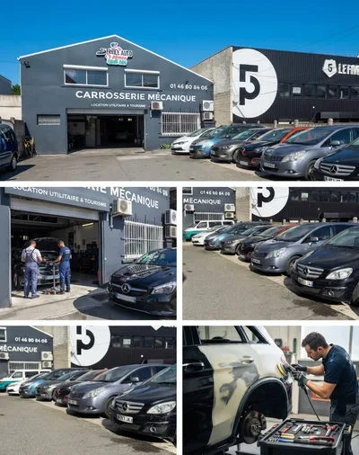Devanture de Garage Service Auto Rapide