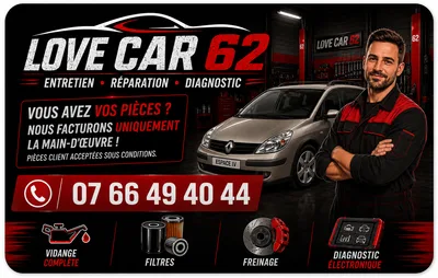 Devanture de Love car 62
