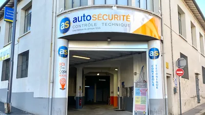 Devanture de AS Auto Sécurité Contrôle technique Saint Etienne - Chateaucreux