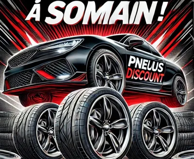 Devanture de PNEUS DISCOUNT SOMAIN