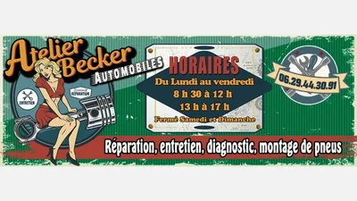 Devanture de Atelier Becker Automobiles