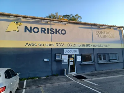 Devanture de Centre contrôle technique NORISKO Arras