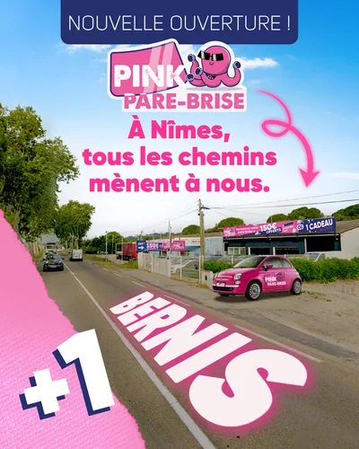 Devanture de Pink Pare-Brise Bernis