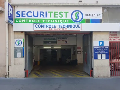 Devanture de Sécuritest Contrôle Technique Automobile PARIS 13