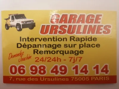 Devanture de Garage des Ursulines