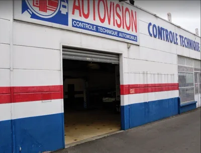 Devanture de Controle technique Autovision Stains