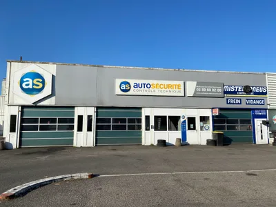 Devanture de AS Auto Sécurité Contrôle technique Mulhouse