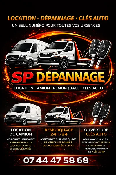 Devanture de Dépannage Auto 7j7 Eliamine Mohamed