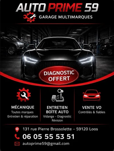 Devanture de Auto Prime 59