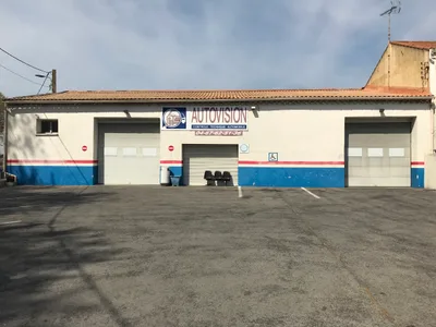 Devanture de Contrôle Technique AUTOVISION BEZIERS