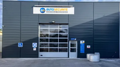 Devanture de AS Auto Sécurité Contrôle technique AIX EN PROVENCE LES MILLES