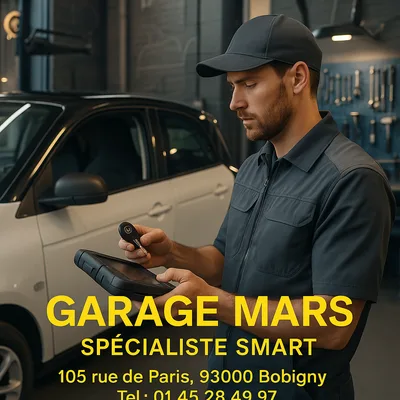 Devanture de Garage Mars