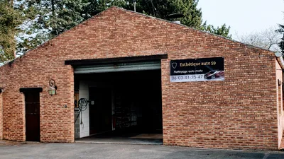 Devanture de Garage de l'Esthétique auto 59