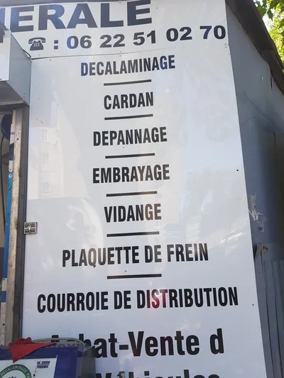 Devanture de Garage Joliot