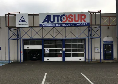 Devanture de Controle Technique Autosur Bourg-les-Valence TUV-DCTA