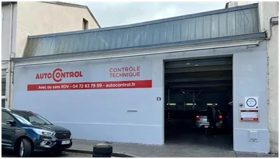 Devanture de AUTOCONTROL contrôle technique Lyon 06