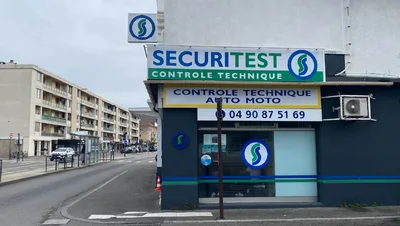 Devanture de Sécuritest Contrôle Technique Automobile AVIGNON