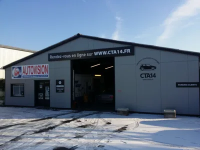 Devanture de CTA14 Controle Technique Autovision Bretteville sur Odon