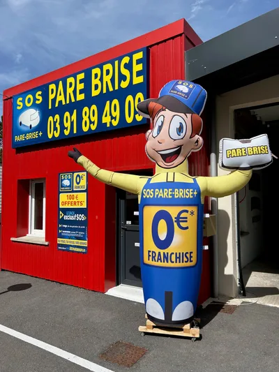 Devanture de SOS Pare-Brise + Étaples / Le Touquet