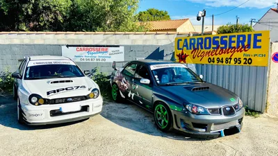 Devanture de Carrosserie Vignelongue père et fils